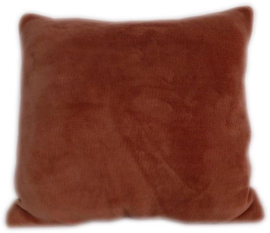 Mikroplyšový povlak 40x40 - skořicově hnědá