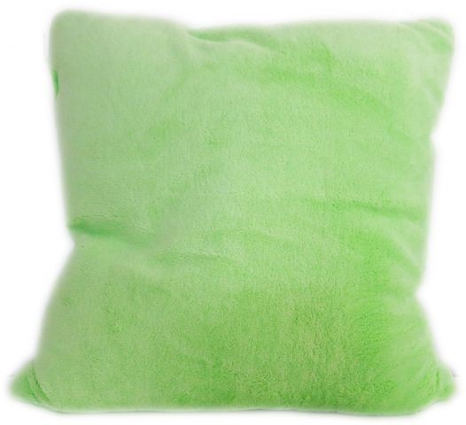 Mikroplyšový povlak na polštář - mentolově zelená
