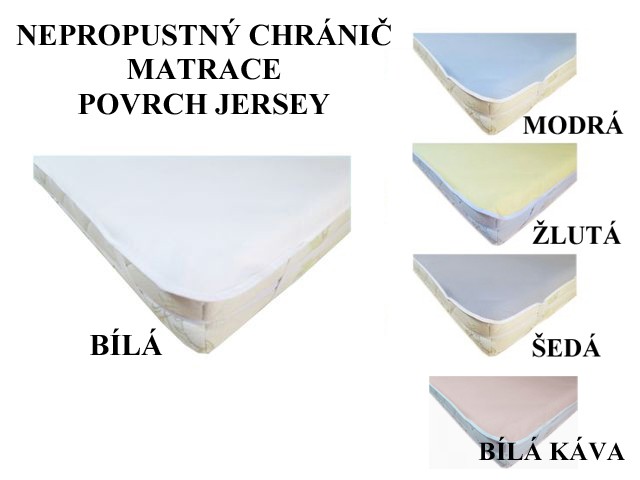 Nepropustný jersey chránič 100x200