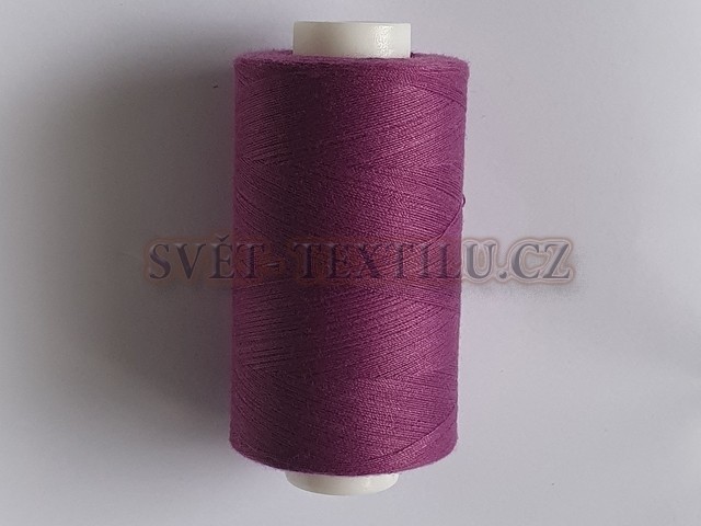 Polyesterová šicí nit - fialová tmavě šeříková 5912