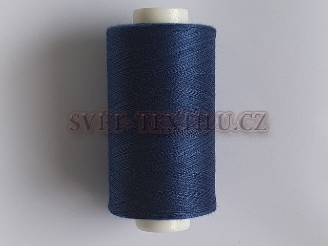 Polyesterová šicí nit - švestkově modrá 5852