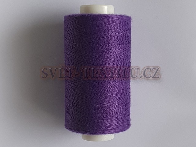 Polyesterová šicí nit - tmavě fialová 5944