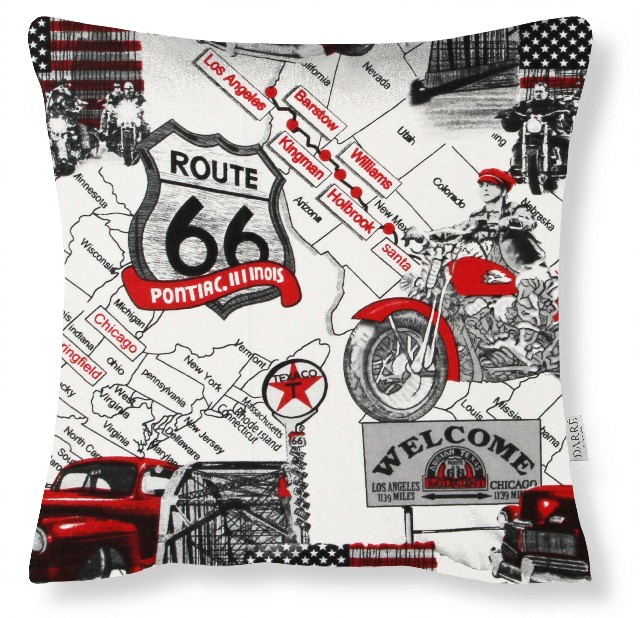 Povlak na polštář Route 66