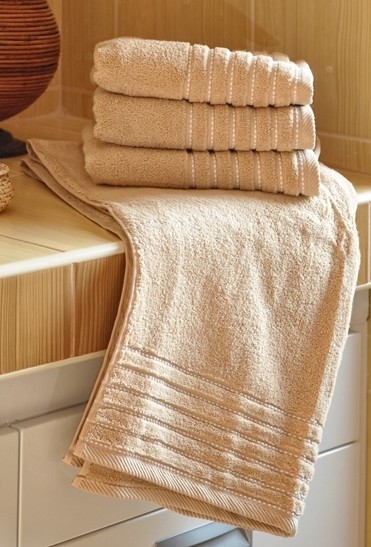 Sada ručník a osuška EMA béžová (500mg/m2)