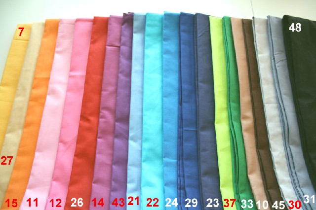 Trojcípý bavlněný šátek BABY - jednobarevný