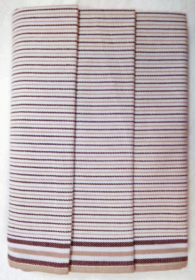 Utěrky z egyptské bavlny 3ks č.09 - hnědá