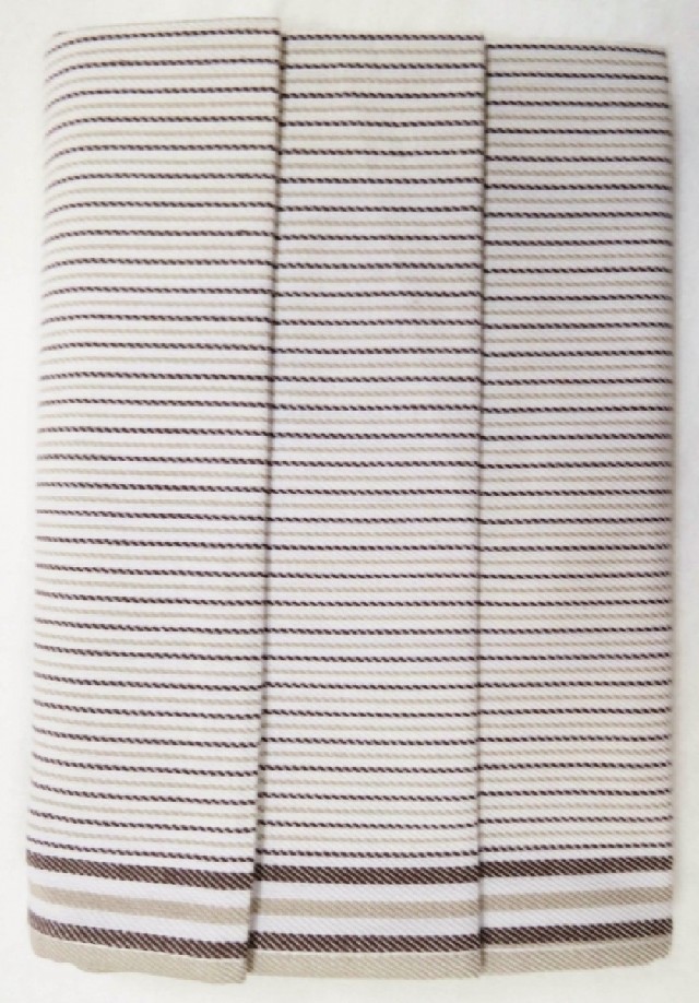 Utěrky z egyptské bavlny 3ks č.11 - hnědá