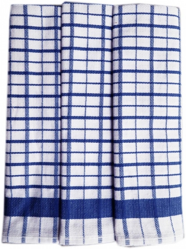 Utěrky z egyptské bavlny 3ks č.43 - modrá