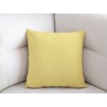 Bavlněný povlak na polštář - světle žlutá