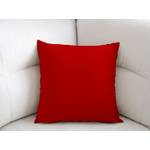 Bavlněný povlak na polštář - sytě červená