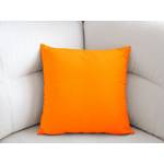 Bavlněný povlak na polštář - sytě oranžová