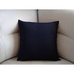 Bavlněný povlak na polštář - temně šedomodrá