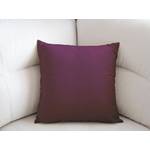 Bavlněný povlak na polštář - tmavě vínová