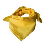 Bavlněný šátek - barva světle žlut