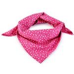 Bavlněný šátek růžový - drobný k