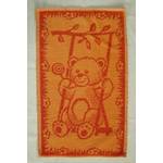 Dětský ručník Medvídek oranžový - 30x50