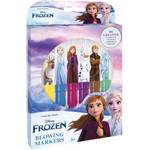 Foukací fixy 6ks Ledové Království (Frozen) set se 4 šablonami