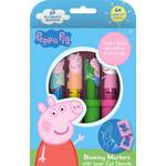 Foukací fixy 6ks prasátko Peppa (Peppa Pig) set 