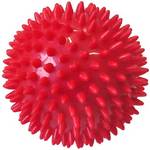Míček masážní 7,5cm červený balónek ježek