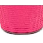 Oděvní šňůra PES O4 mm - pink růžová