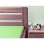 Plátěné prostěradlo s gumou LUX - zelené