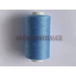 Polyesterová šicí nit - azurově modrá 5839