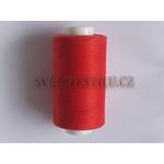 Polyesterová šicí nit - červená 5997